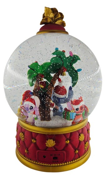 Disney Stitch kerst sneeuwbol met glitters en LED-verlichting 31 cm – Costco exclusief