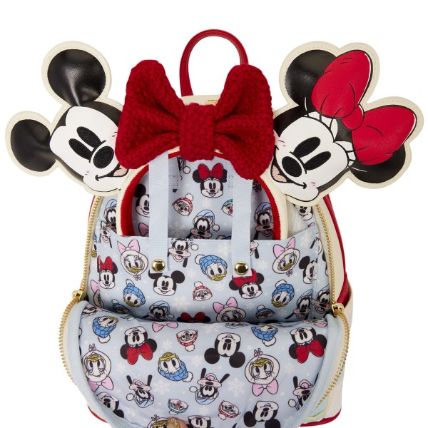 Mickey & Friends mini-rugzak met schaatsen en haarbandhouder - Disney Loungefly