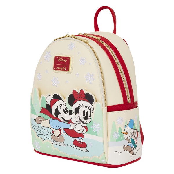 Mickey & Friends mini-rugzak met schaatsen en haarbandhouder - Disney Loungefly