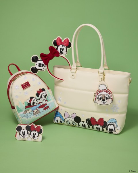 Mickey & Minnie gebreide strik haarband met oren voor de feestdagen - Disney Loungefly