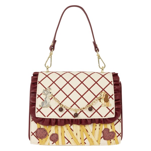 Lady en de Vagebond Spaghetti Dinner Charm Crossbodytas - Disney Loungefly