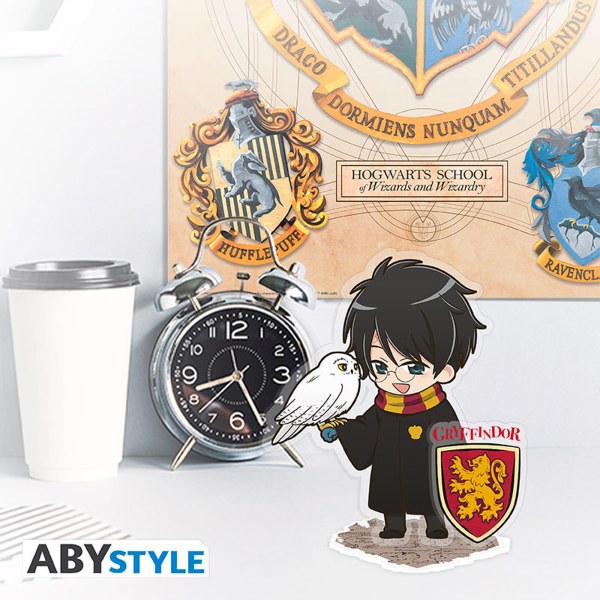 HARRY POTTER - Pakket Mok 320 ml + Acryl® + Ansichtkaarten "Zweinstein"