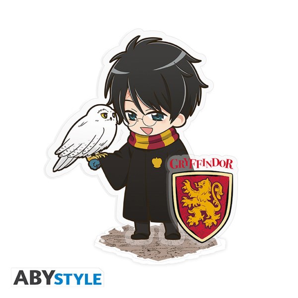 HARRY POTTER - Pakket Mok 320 ml + Acryl® + Ansichtkaarten "Zweinstein"