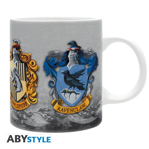 HARRY POTTER - Pakket Mok 320 ml + Acryl® + Ansichtkaarten "Zweinstein"