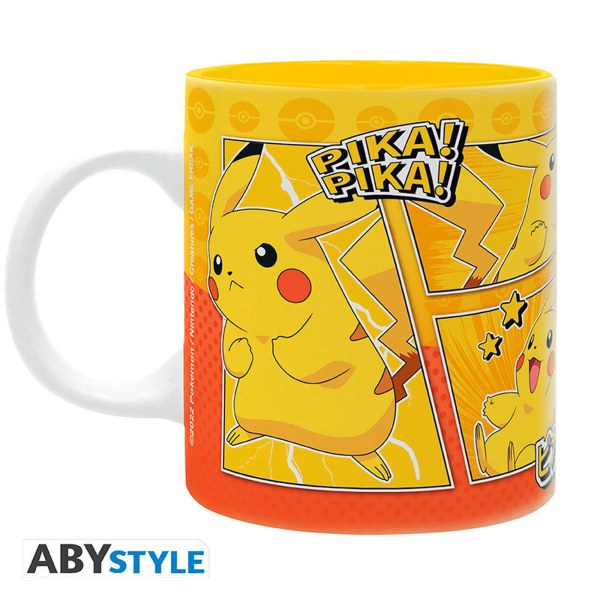 POKEMON - A5 Notitieboek + Mok 320 ml + Ansichtkaarten "Pikachu"