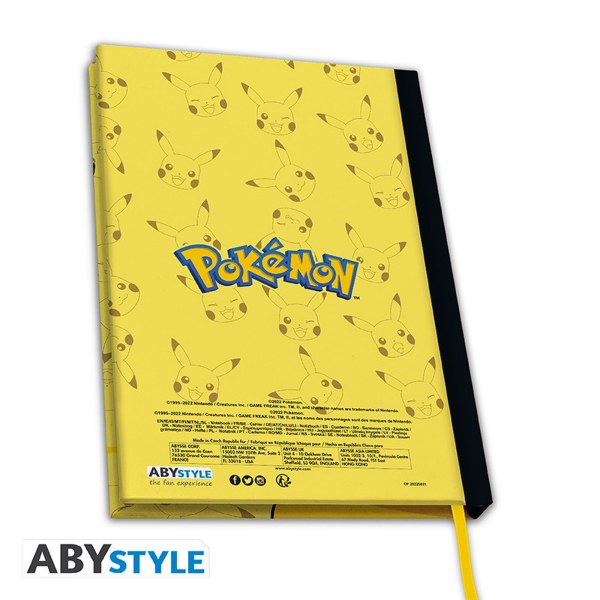 POKEMON - A5 Notitieboek + Mok 320 ml + Ansichtkaarten "Pikachu"