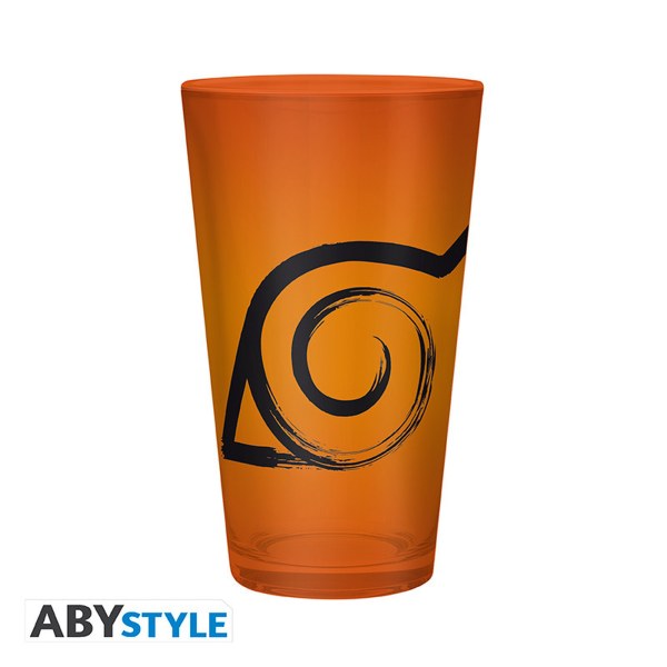 NARUTO SHIPPUDEN - XXL Glas + Pin + Notitieboek Konoha Set