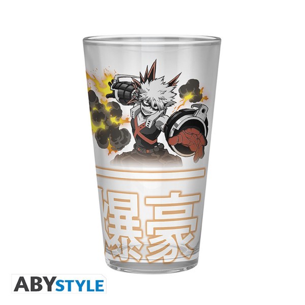 MY HERO ACADEMIA - XXL Glas + Pin + Heldenschrift Set