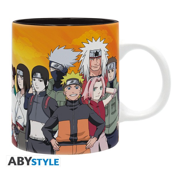 NARUTO SHIPPUDEN - Pakket Mok 320ml + Acryl® + Ansichtkaarten Naruto