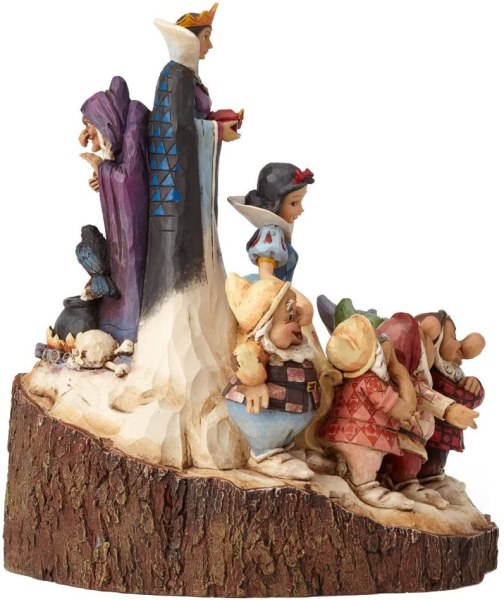 WOOD CARVED SNEEUWWITJE DISNEY TRADITIONS