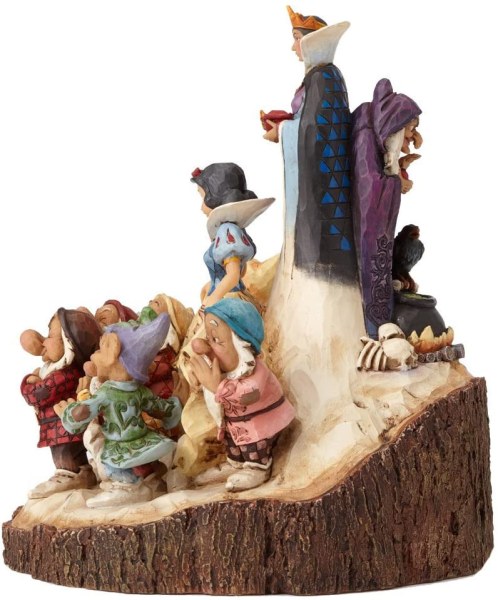 WOOD CARVED SNEEUWWITJE DISNEY TRADITIONS
