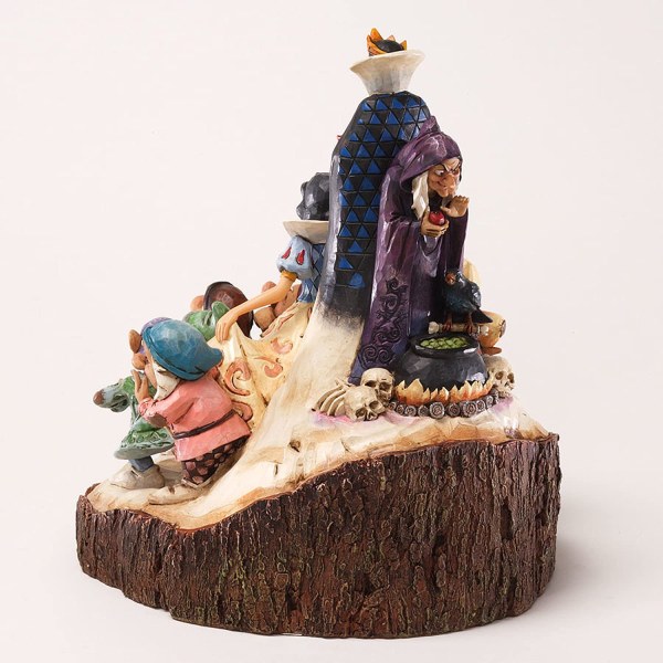 WOOD CARVED SNEEUWWITJE DISNEY TRADITIONS