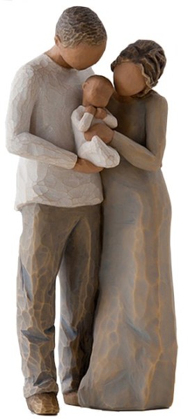 WIJ ZIJN MET DRIE WILLOW TREE FIGUUR
