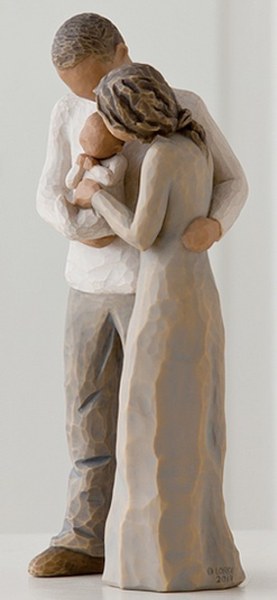 WIJ ZIJN MET DRIE WILLOW TREE FIGUUR
