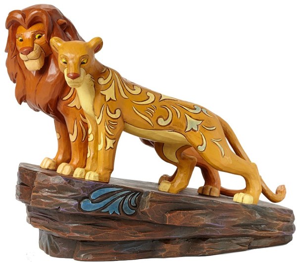 SIMBA EN NALA DISNEY TRADITIONS JIM SHORE