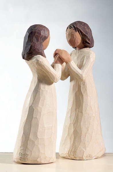 WILLOW TREE SISTERS BY THE HEART FIGURINES