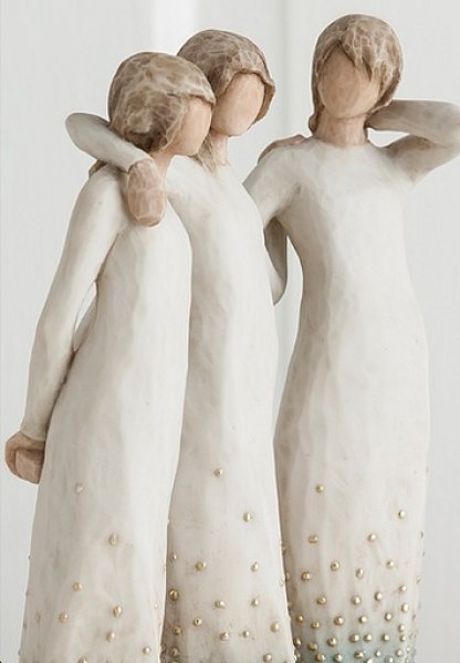 WILLOW TREE FIGUUR AAN MIJN ZIJDE (VRIENDINNEN EN ZUSSEN)