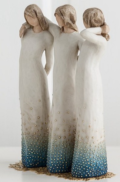 WILLOW TREE FIGUUR AAN MIJN ZIJDE (VRIENDINNEN EN ZUSSEN)