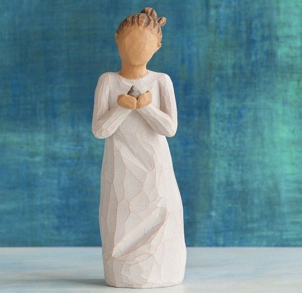 WILLOW TREE FIGURINE BESCHERMING EN STEUN