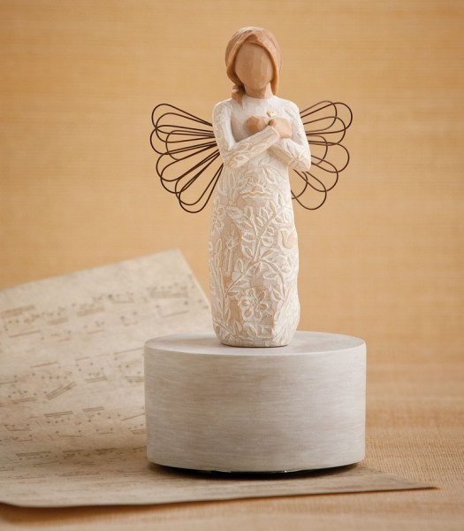 MUZIEKDOOS ENGEL HERINNERING WILLOW TREE