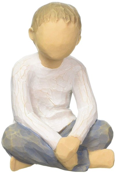 IMAGINATIVE CHILD WILLOW TREE FIGURINE