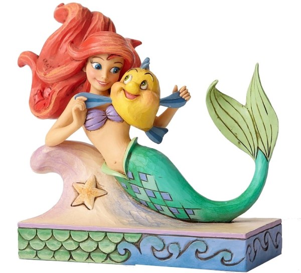 DISNEY TRADITIONS ARIEL EN FLOUNDER FIGUUR