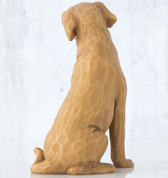 WILLOW TREE BEELDJE IK HOU VAN MIJN HOND (LICHTE VERSIE)