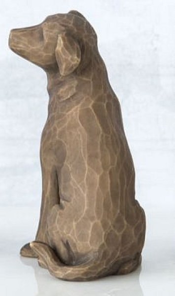 FIGURINE WILLOW TREE IK HOU VAN MIJN HOND (DONKERE VERSIE)