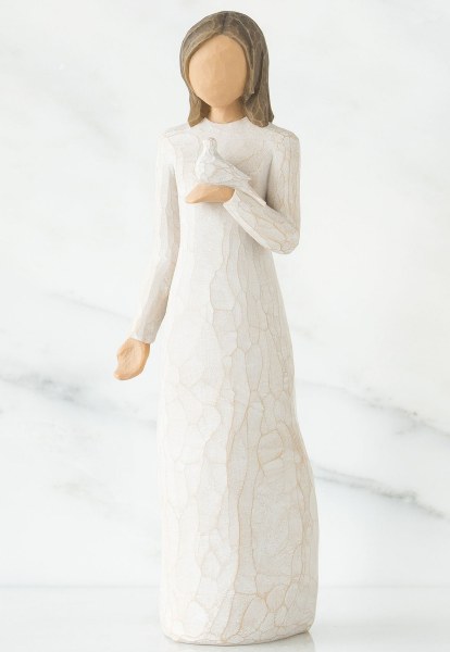 "MET MEDEDOGEN" WILLOW TREE FIGUUR