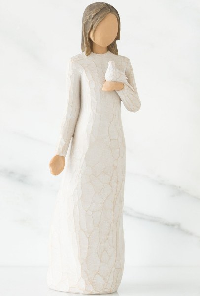 "MET MEDEDOGEN" WILLOW TREE FIGUUR