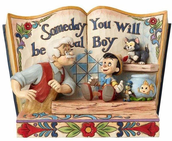 STORYBOOK PINOKKIO DISNEY TRADITIONS JIM SHORE