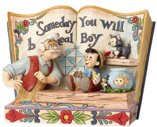 STORYBOOK PINOKKIO DISNEY TRADITIONS JIM SHORE