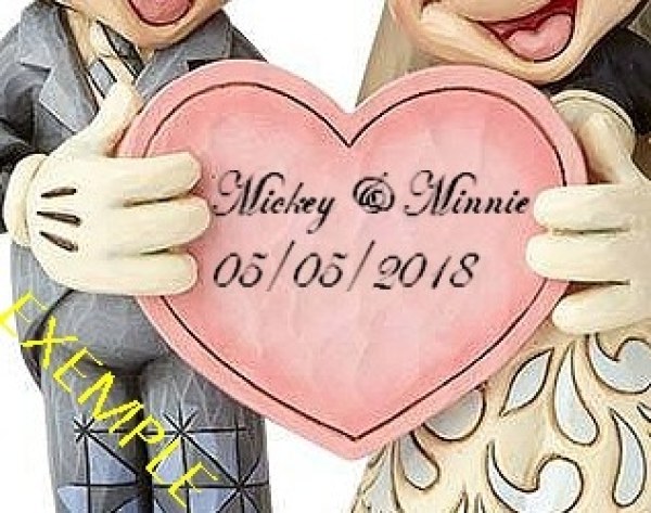 HET HUWELIJK VAN TWEE ZIELEN EN EEN HART DISNEY TRADITIONS MICKEY EN MINNIE