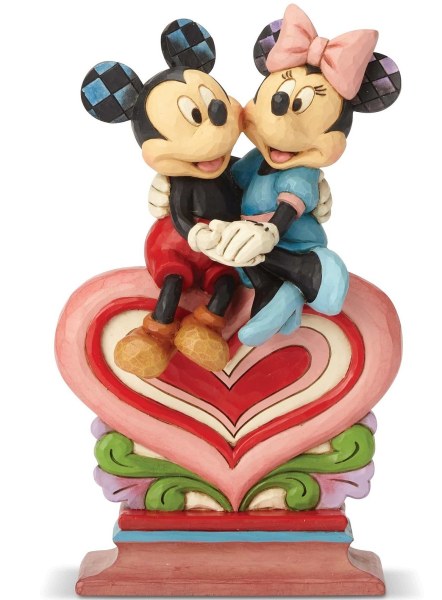 MICKEY EN MINNIE ZITTEN OP HART DISNEY TRADITIONS