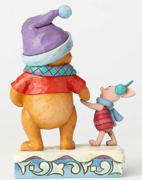 WINNIE EN BIGLET IN DE WINTER JIM SHORE DISNEY TRADITIONS