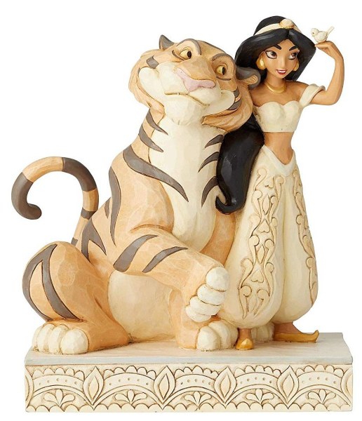 JASMINE EN RAJAH WHITE WOODLAND DISNEY TRADITIONS