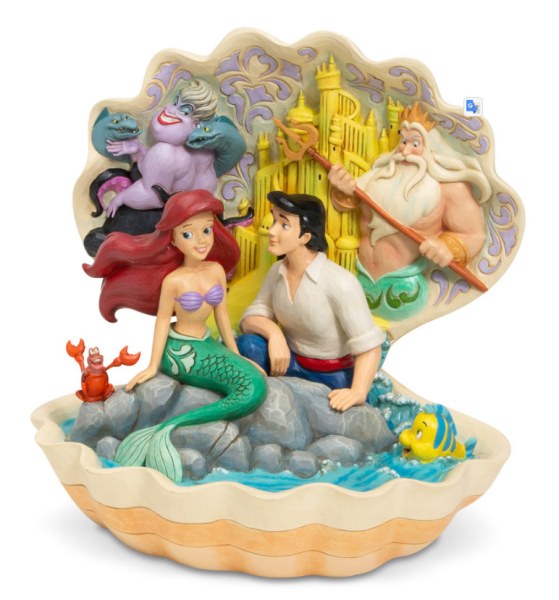 ARIEL EN ERIC IN DE SHELL - DISNEY TRADITIONS