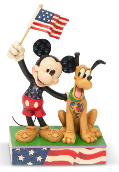 MICKEY ET PLUTO PATRIOTES - DISNEY TRADITIONS