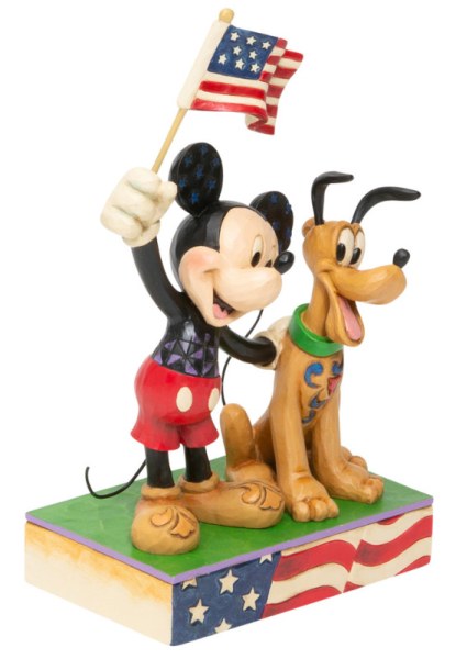 MICKEY ET PLUTO PATRIOTES - DISNEY TRADITIONS