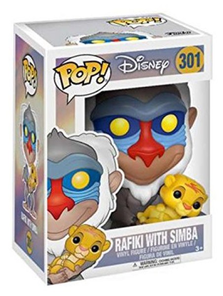FUNKO POP! 301 - DISNEY LION KING - RAFIKI EN BABY SIMBA