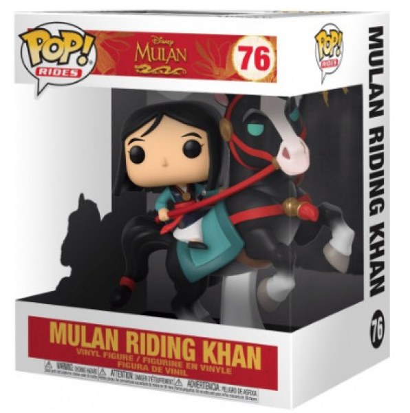 FUNKO POP! RIDES 76 - DISNEY MULAN - MULAN OP KHAN
