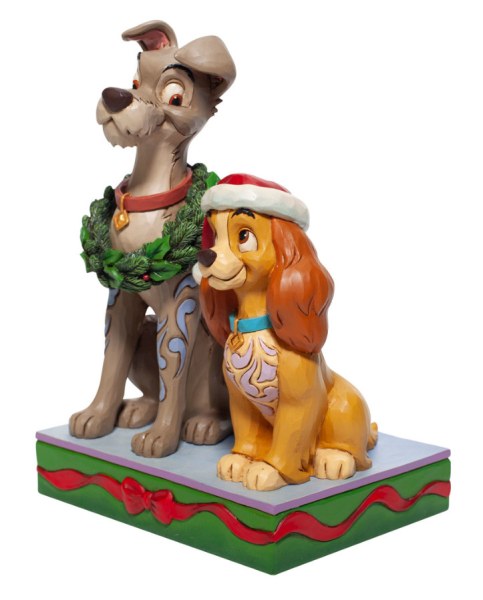 LADY EN DE VAGEBOND MET KERSTMIS - DISNEY TRADITIONS