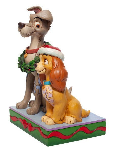 LADY EN DE VAGEBOND MET KERSTMIS - DISNEY TRADITIONS