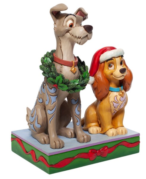 LADY EN DE VAGEBOND MET KERSTMIS - DISNEY TRADITIONS
