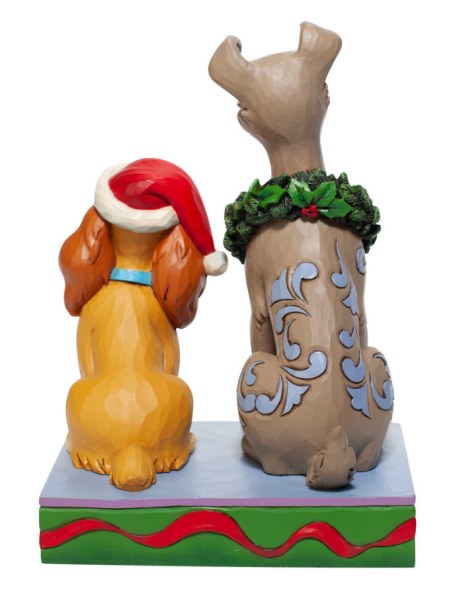LADY EN DE VAGEBOND MET KERSTMIS - DISNEY TRADITIONS