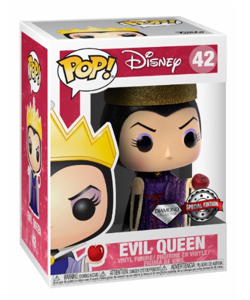 FUNKO POP! 42 DIAMOND EXCLUSIEF (DGLT) - DISNEY SNEEUWWITJE - EVIL QUEEN