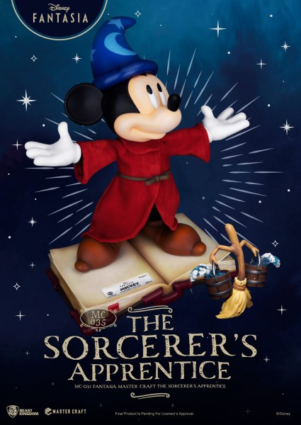 MICKEY DE TOVENAARSleerling FANTASIA 38cm - DISNEY MASTERCRAFT