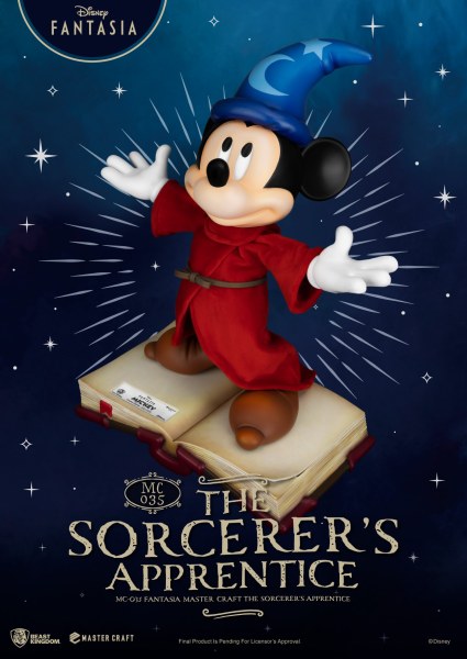 MICKEY DE TOVENAARSleerling FANTASIA 38cm - DISNEY MASTERCRAFT