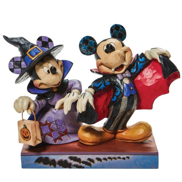 MINNIE HEKS EN MICKEY VAMPIER - DISNEY TRADITIONS