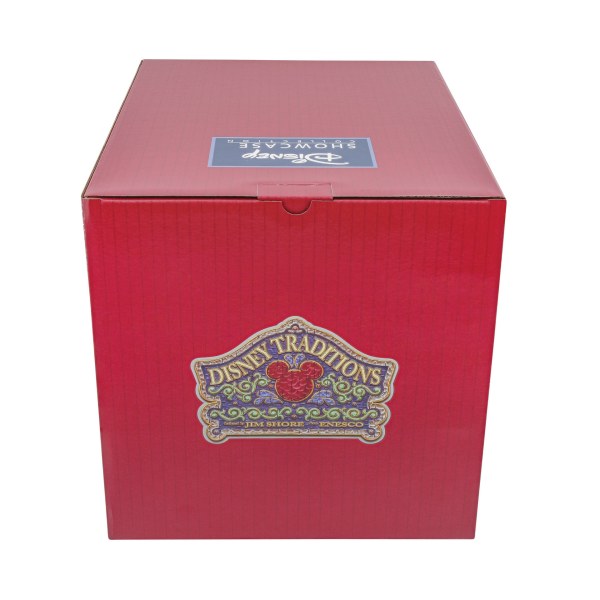 SCHOONHEID EN HET BEEST ROZE DIORAMA - DISNEY TRADITIONS